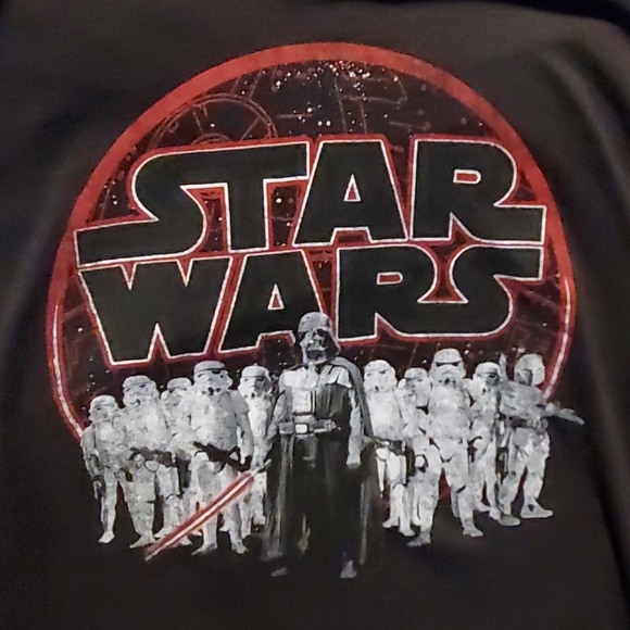 STAR WARS Large Empire T-shirt Darth Vader, Boba Fett, Stormtroopers, Death Star - Picture 3 of 4